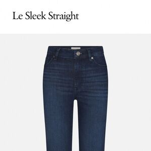 Frame le sleek straight jeans size 23